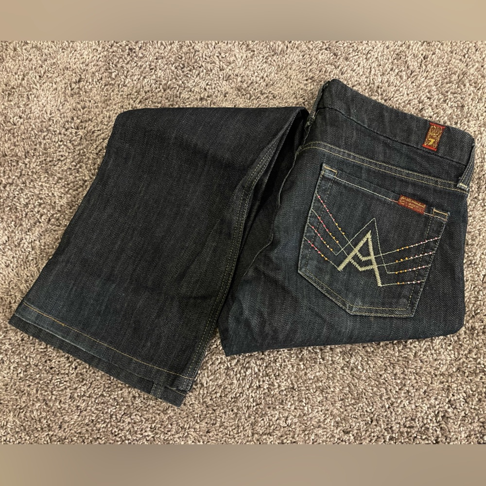 7 For All Mankind bejeweled designer jeans